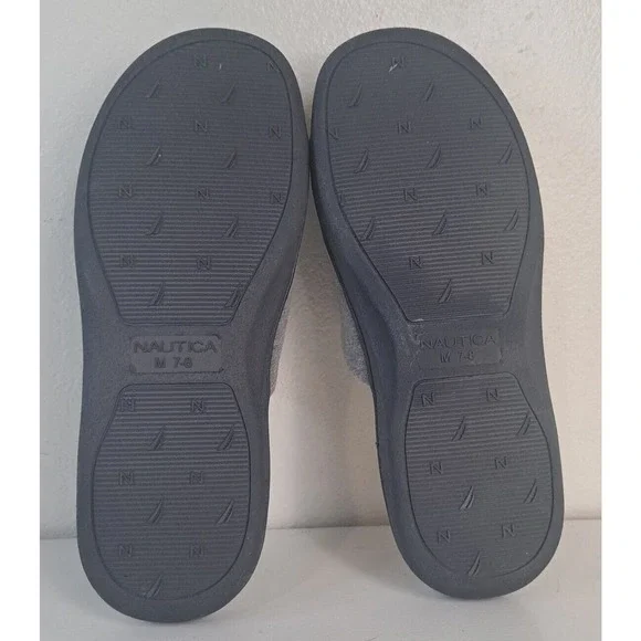 Nautica Eldridge Valentine Mule Slippers US Women's Size 7-8 Gray Open Toe - Picture 7 of 7